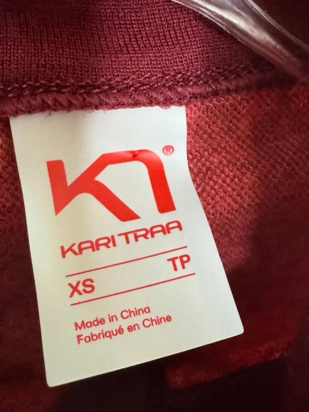 Kari Traa Rose Base Layer Set - 100% Merino Wool - Rouge Red. XS - Picture 6 of 15